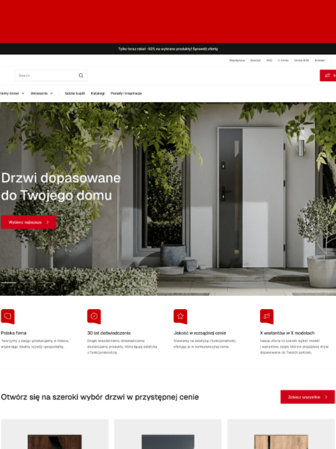 Comprehensive Digital Transformation of a Door Brand